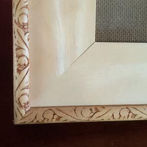 Wood Frame with Carved Design